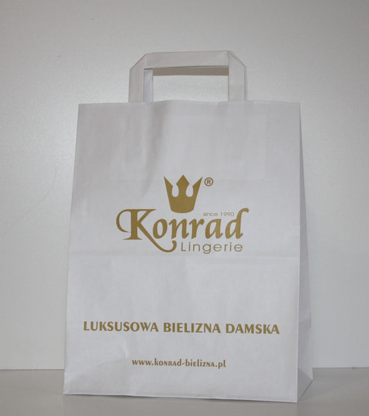 Paper Bags with Flat Handles